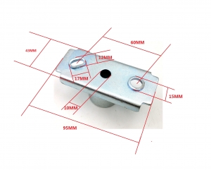 Piasta noża do kosiarki 97-06 40 mm / fasolka 7 mm na 13 mm, otwór Ø 10 mm + podkł. reg.
