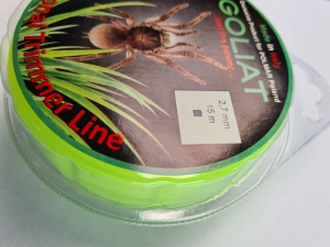 Żyłka tnąca GOLIAT zwitek KWADRAT 2,7 mm / 15m
